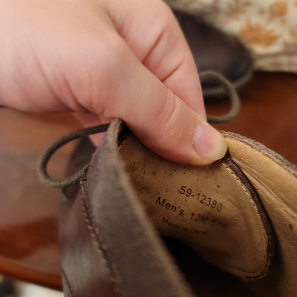 Johnston & Murphey Chukka Cap Tow Boot Chocolate Brown Size 12 Great Condition - Picture 4 of 9